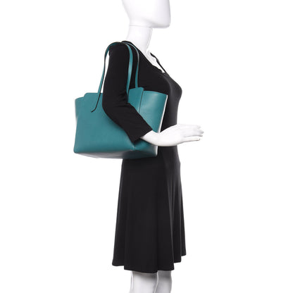 Gucci Dollar Calfskin Small Swing Tote Deep Cobalt 2 of 10