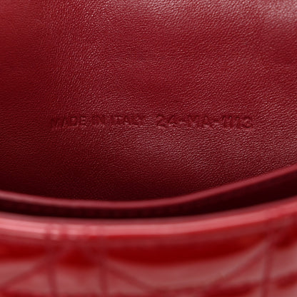 Christian Dior Patent Cannage Miss Dior Promenade Pouch Red 6 of 10
