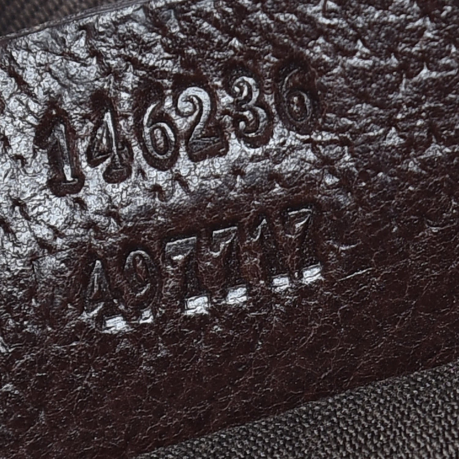 Gucci Monogram Small Flap Messenger Bag Beige Dark Brown 9 of 12