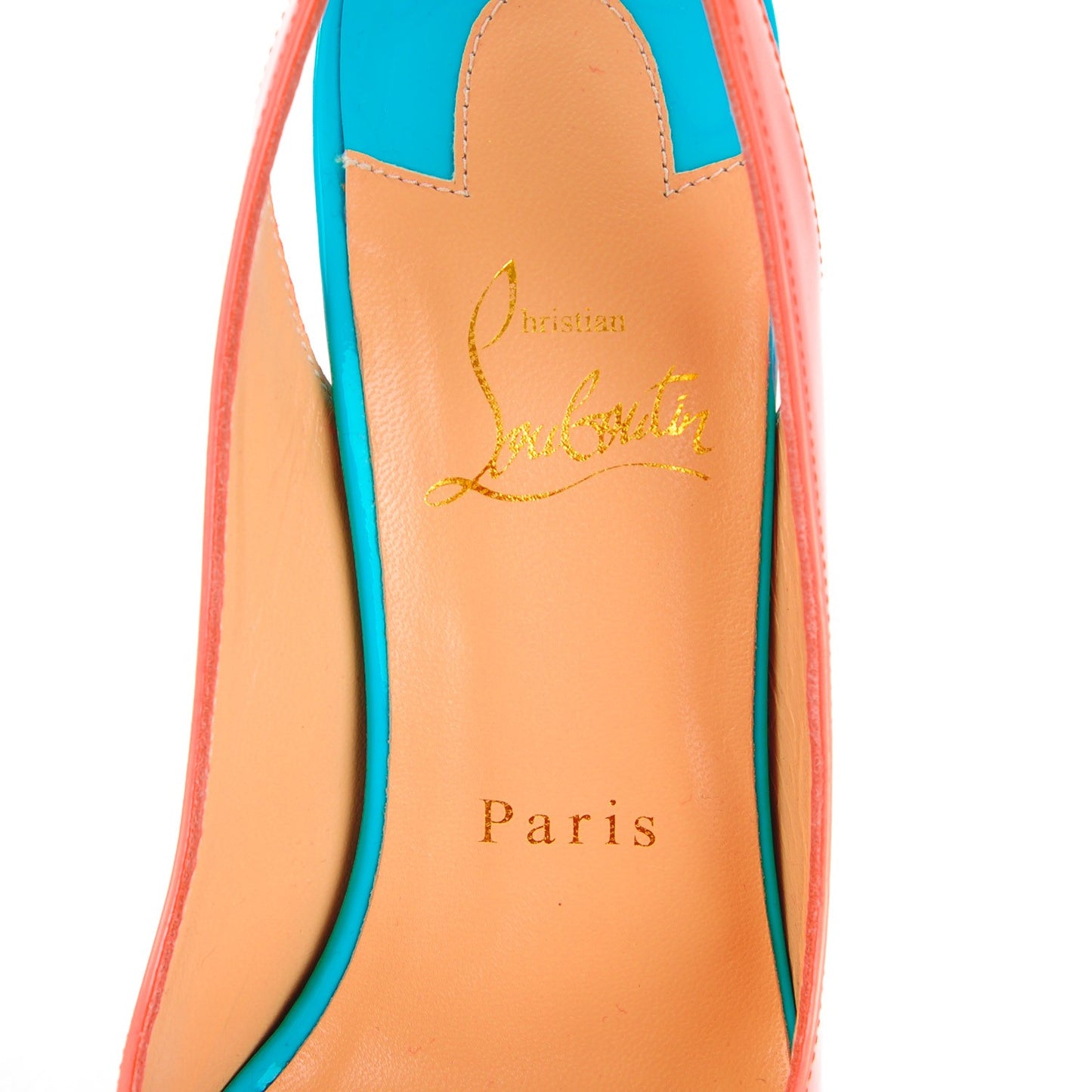 Patent Lady Peep Sling 150 Pumps 37 Flamingo