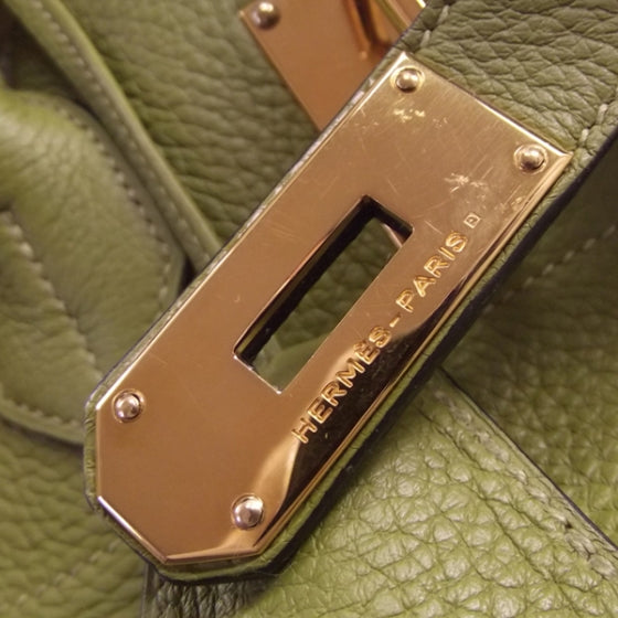 Hermes Taurillon Clemence JPG Birkin 42 Chartreuse 11 of 13