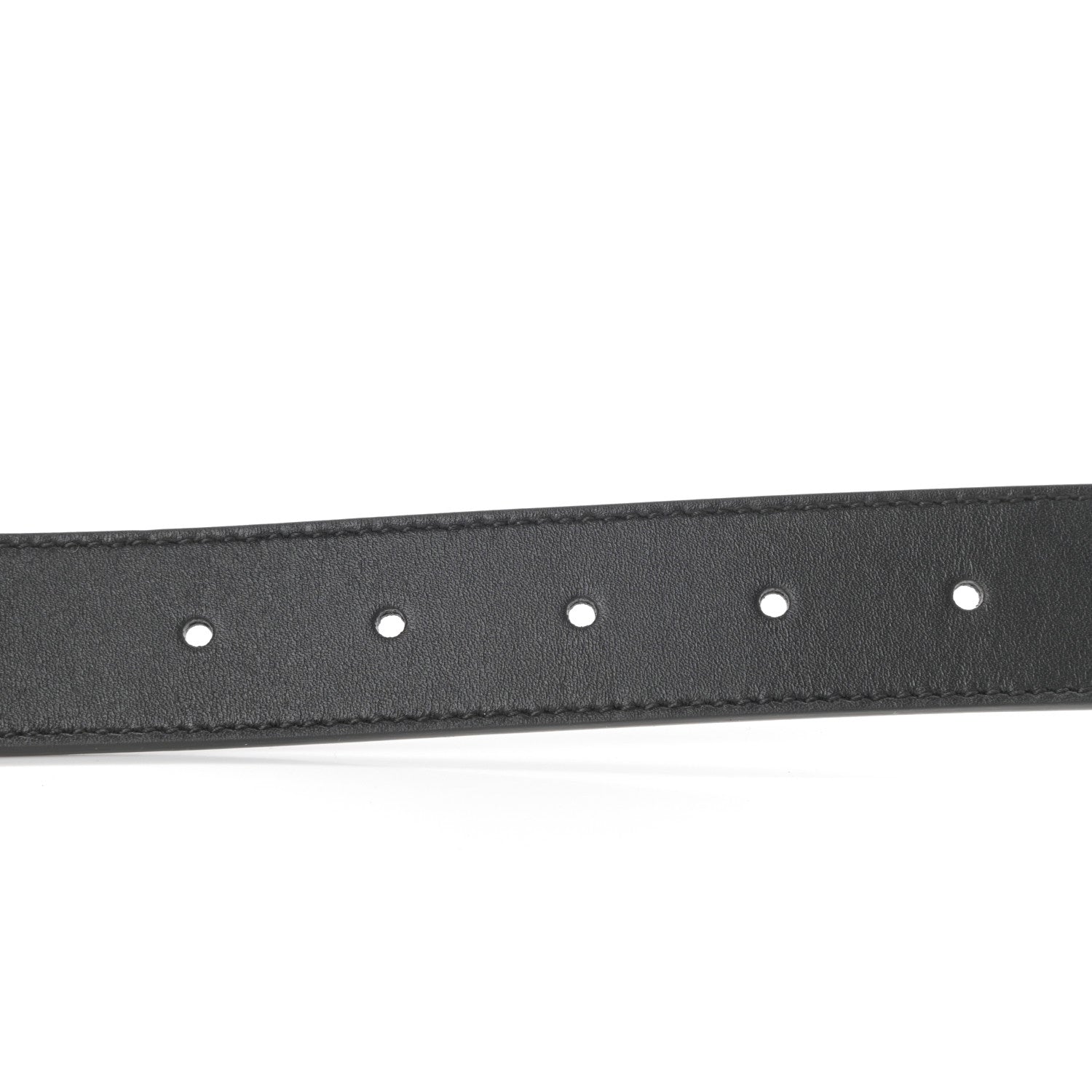 Gucci Calfskin Double G 30mm Belt 80 32 Black 5 of 6