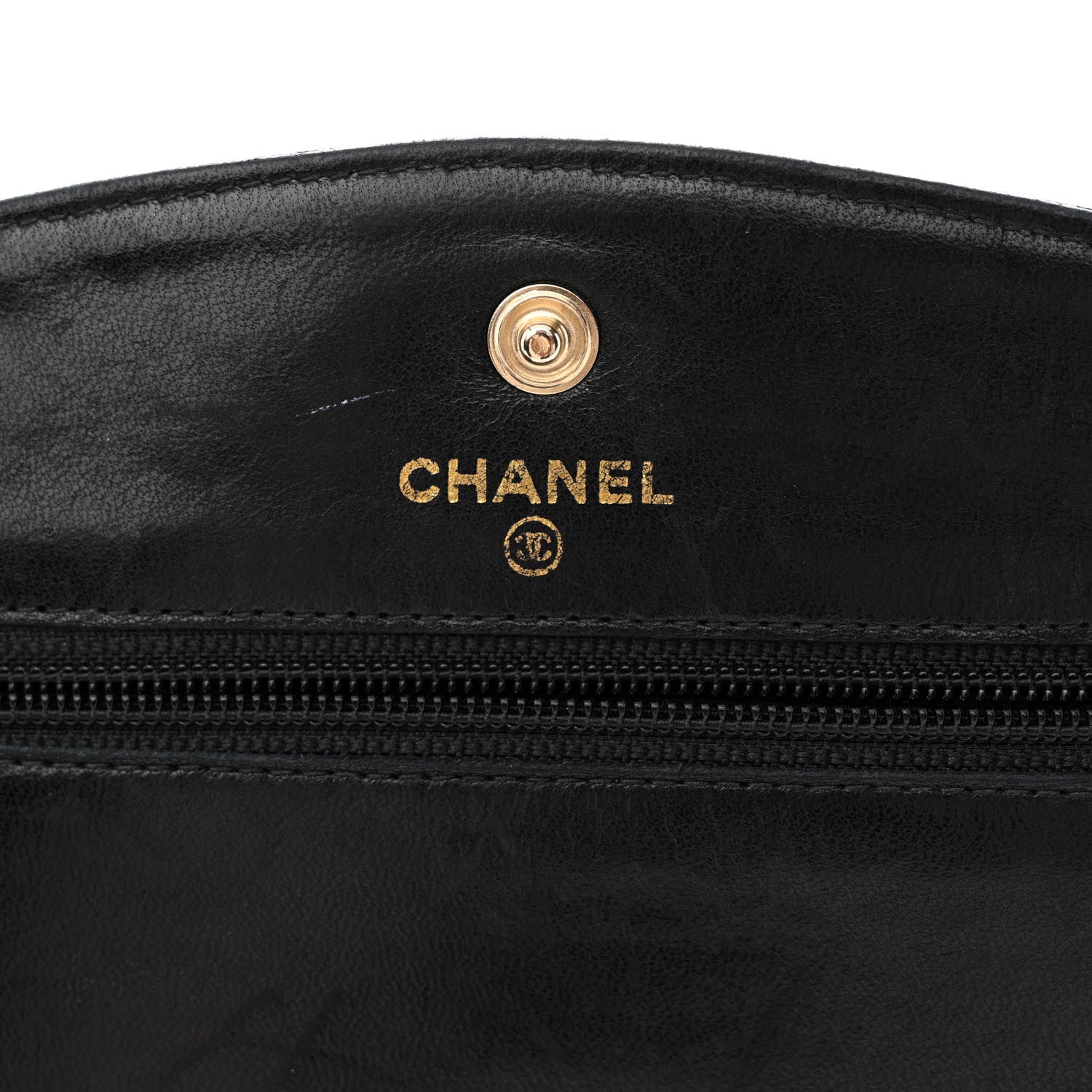 Chanel Caviar Timeless CC Wallet on Chain WOC Black 6 of 15