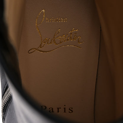 Christian Louboutin Calfskin Zip 70 Booty 40 Black 6 of 7