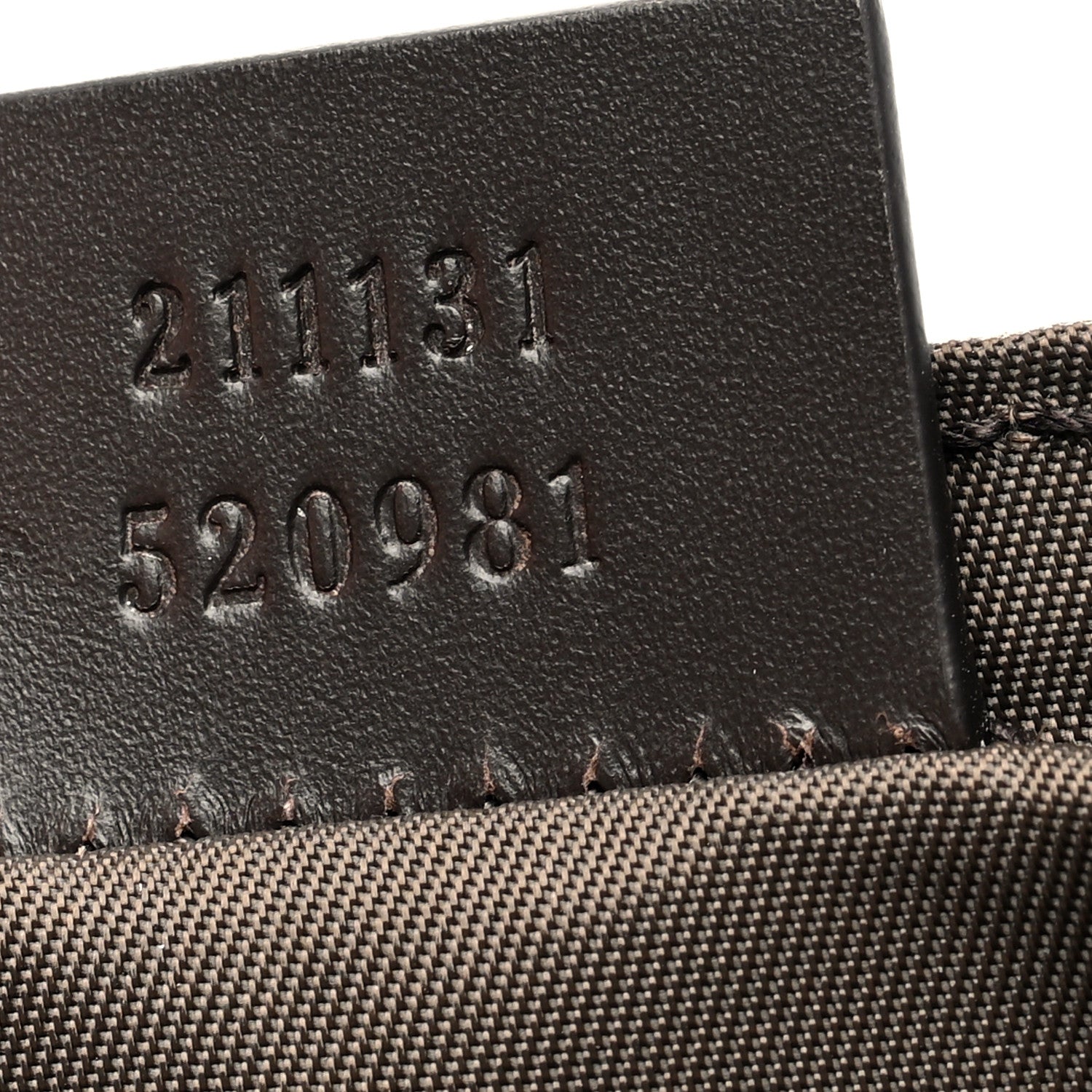 Gucci GG Supreme Monogram Selleria Calfskin Messenger Diaper Bag Beige Ebony Cocoa Dark Chocolate 8 of 11