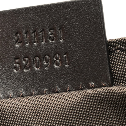 Gucci GG Supreme Monogram Selleria Calfskin Messenger Diaper Bag Beige Ebony Cocoa Dark Chocolate 8 of 11