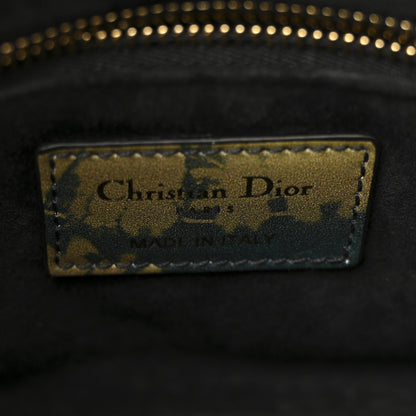 Christian Dior Calfskin Tie Dye Mini Lady Dior Green Multicolor 6 of 16