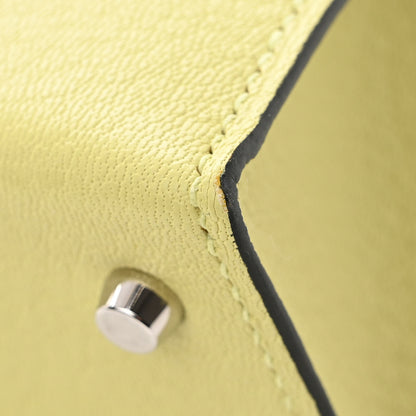 Hermes Chevre Mysore Mini Kelly Sellier 20 Jaune Bourgeon 12 of 17