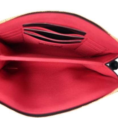 Chanel Shiny Goatskin Quilted Small Chanel 19 Pouch With Handle Black 5 of 9