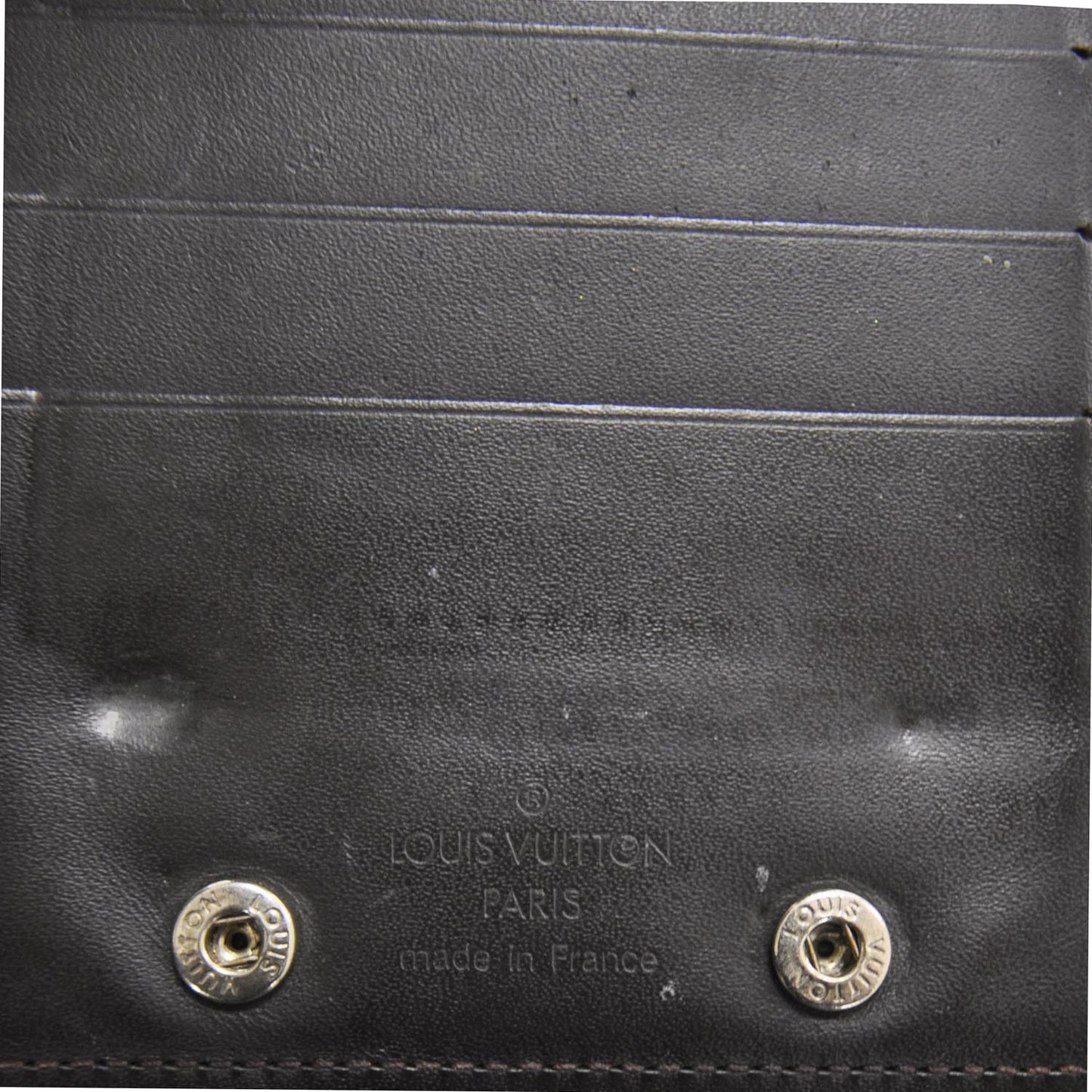 Monogram Glace Compact Wallet Cafe Brown