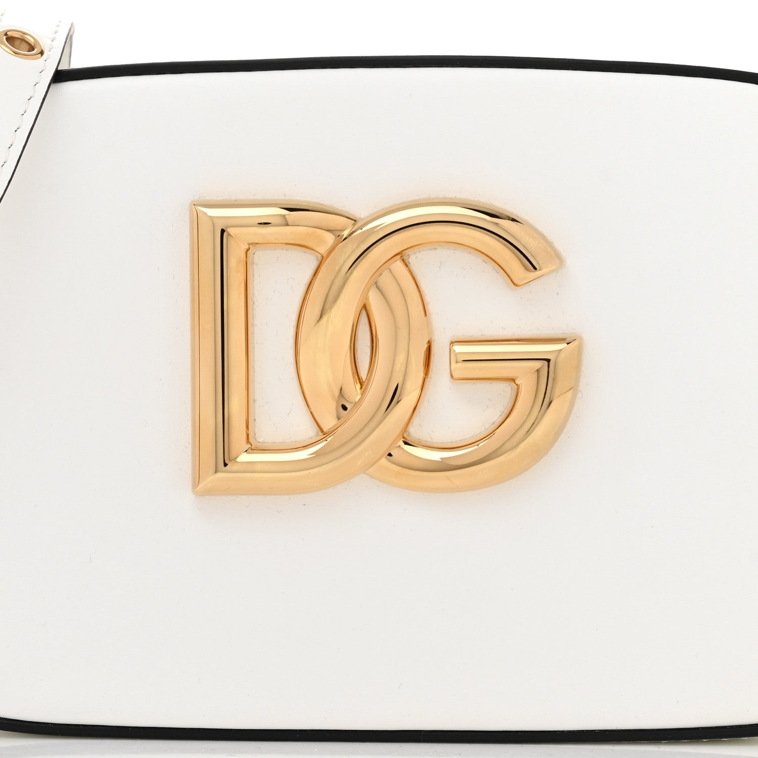 Dolce & Gabbana Calfskin Hot Stuff DG Logo 3.5 Crossbody Bag White 7 of 9
