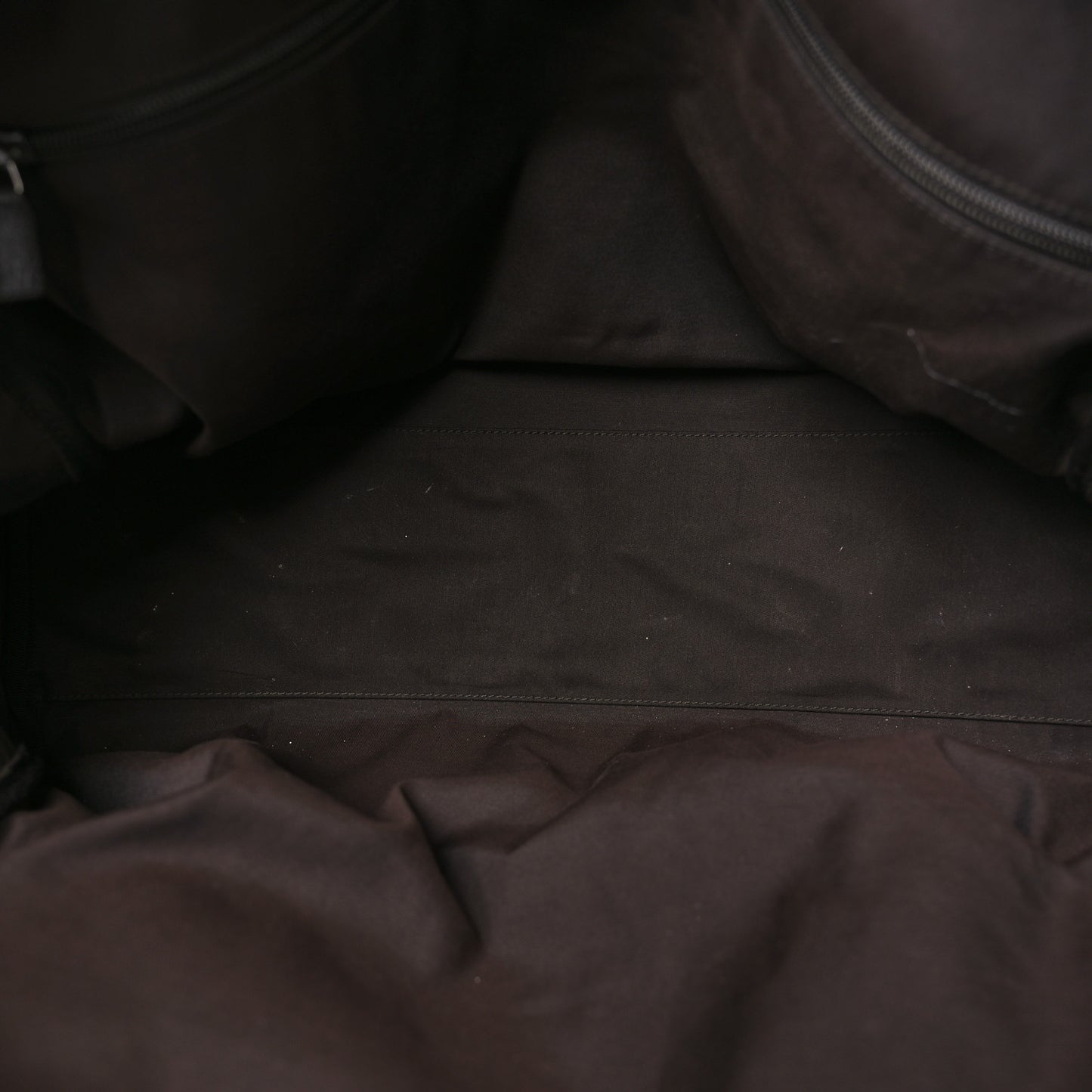 Denim Monogram Large Carry On Duffle Dark Brown