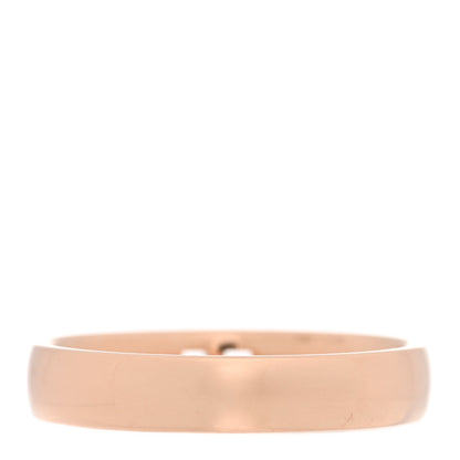 Hermes 18K Rose Gold Diamond Ever Herakles Wedding Band Ring 52 6 3 of 5