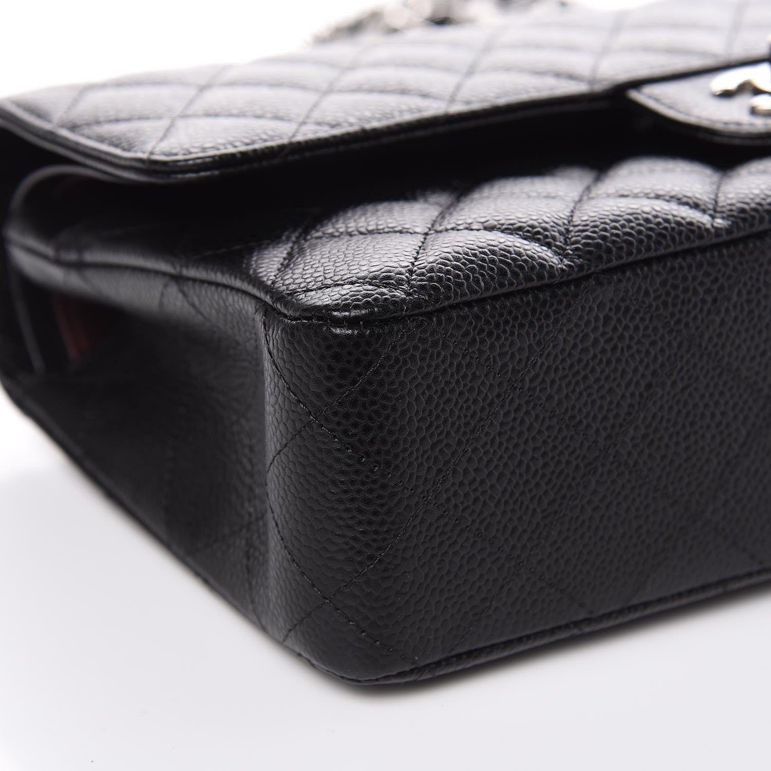 Chanel Caviar Quilted Medium Double Flap Black 8 of 10