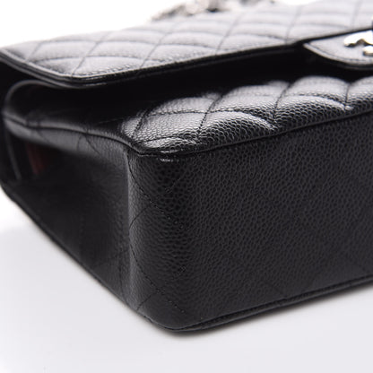 Chanel Caviar Quilted Medium Double Flap Black 8 of 10
