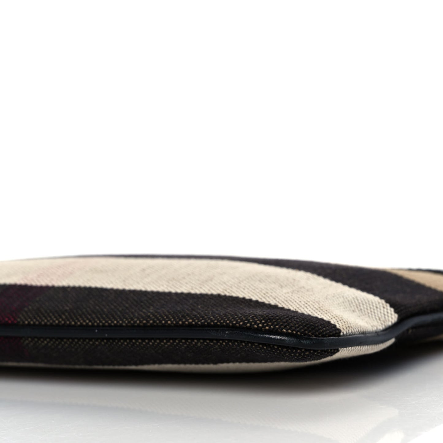 Mega Check Peyton Crossbody Clutch Bag Black