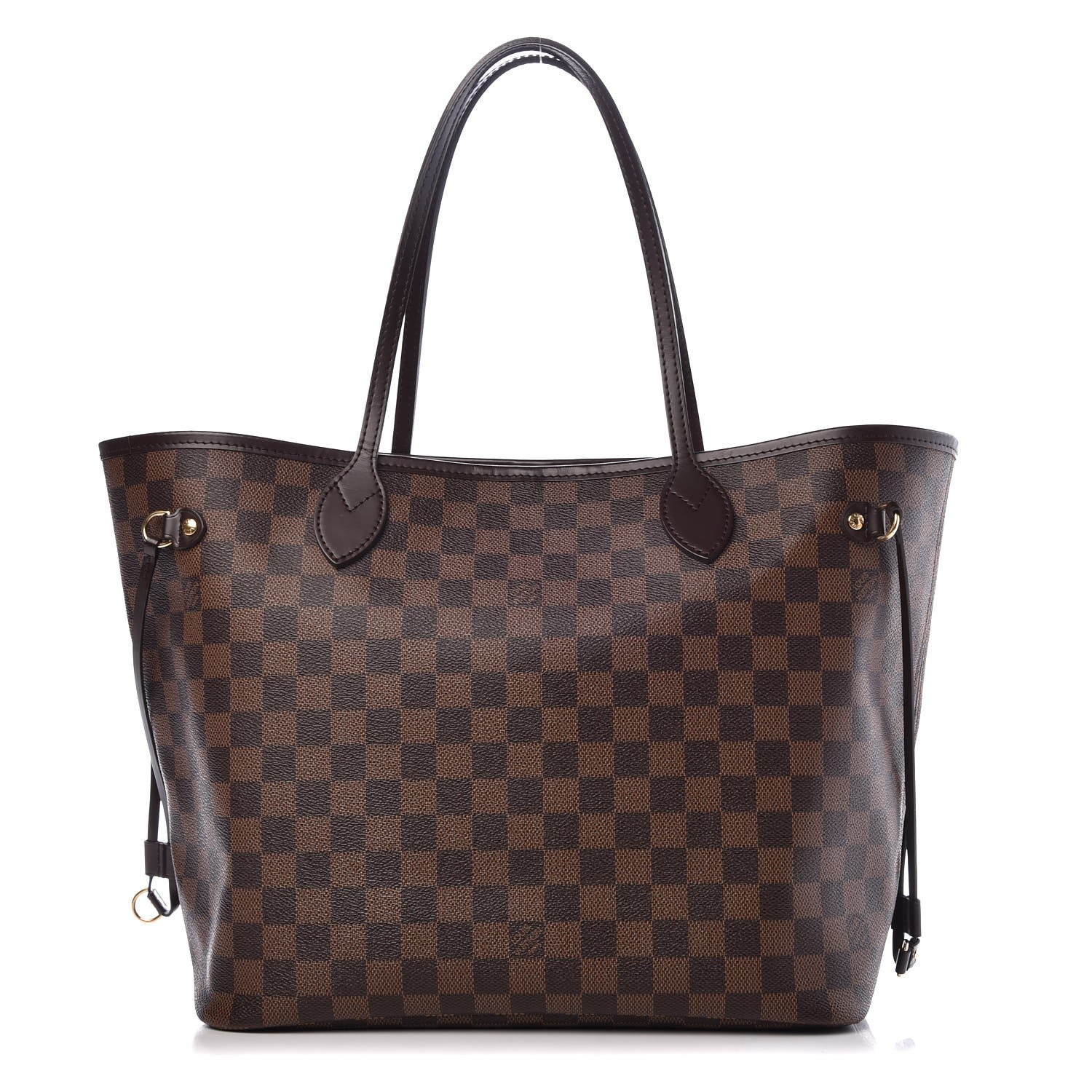 Louis Vuitton Damier Ebene Neo Neverfull MM Rose Ballerine 1 of 9