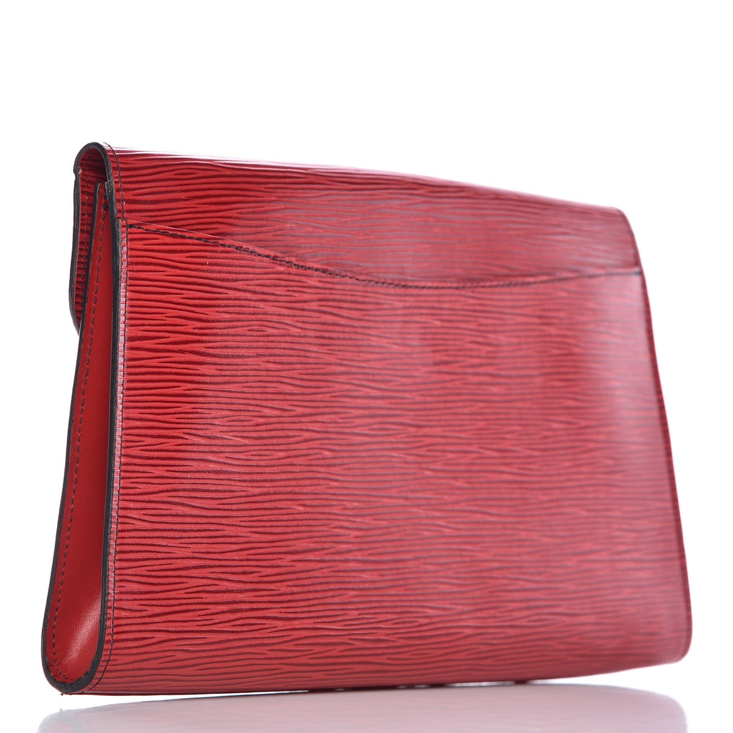 Epi Art Deco Clutch Rouge