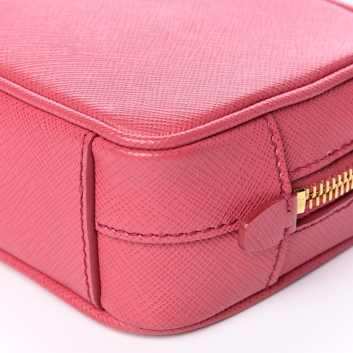 Saffiano Mini Camera Crossbody Peonia