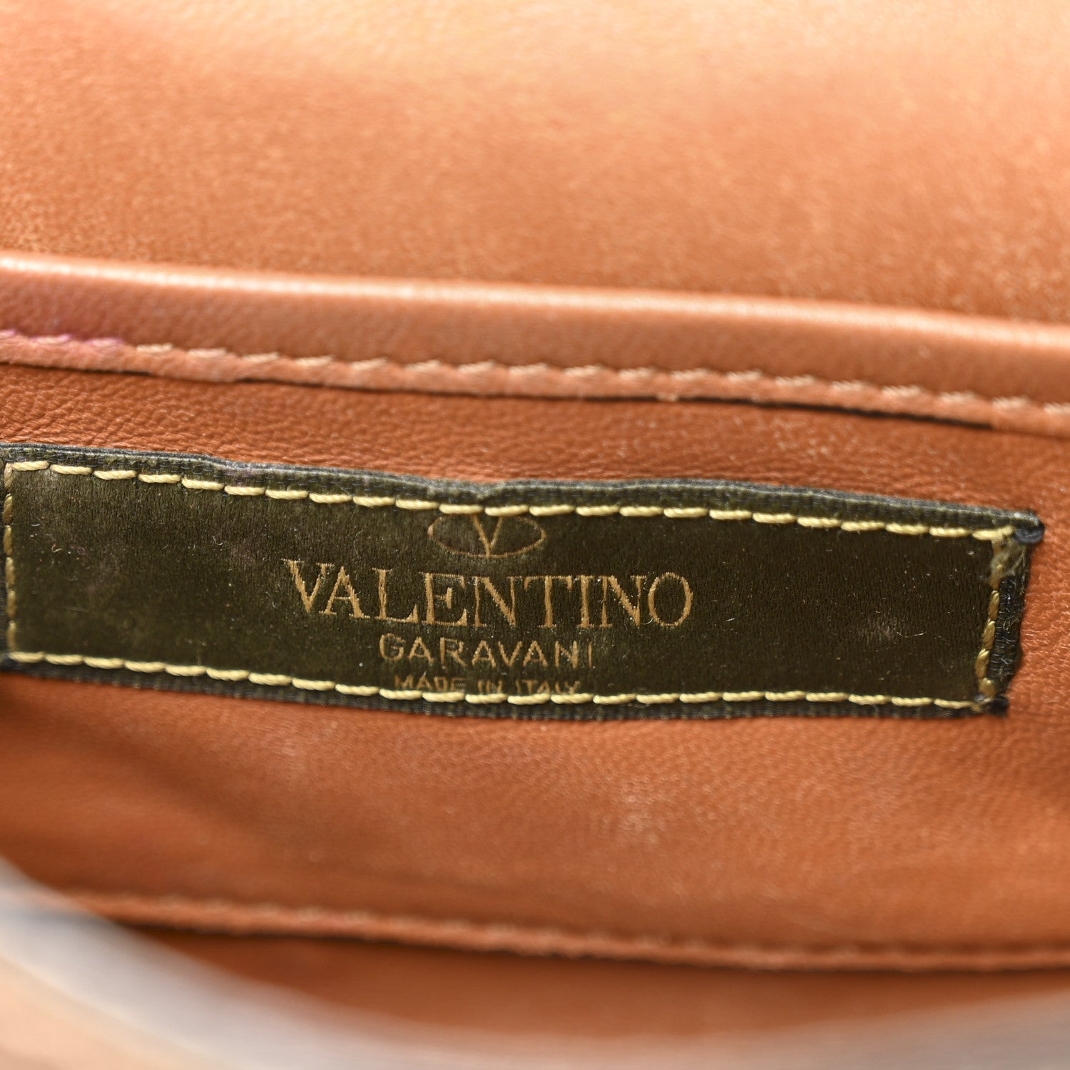 Valentino Garavani Nappa Canvas Camouflage Mini Rockstud Flap Saddle Crossbody Bag Beige Multicolor 6 of 12