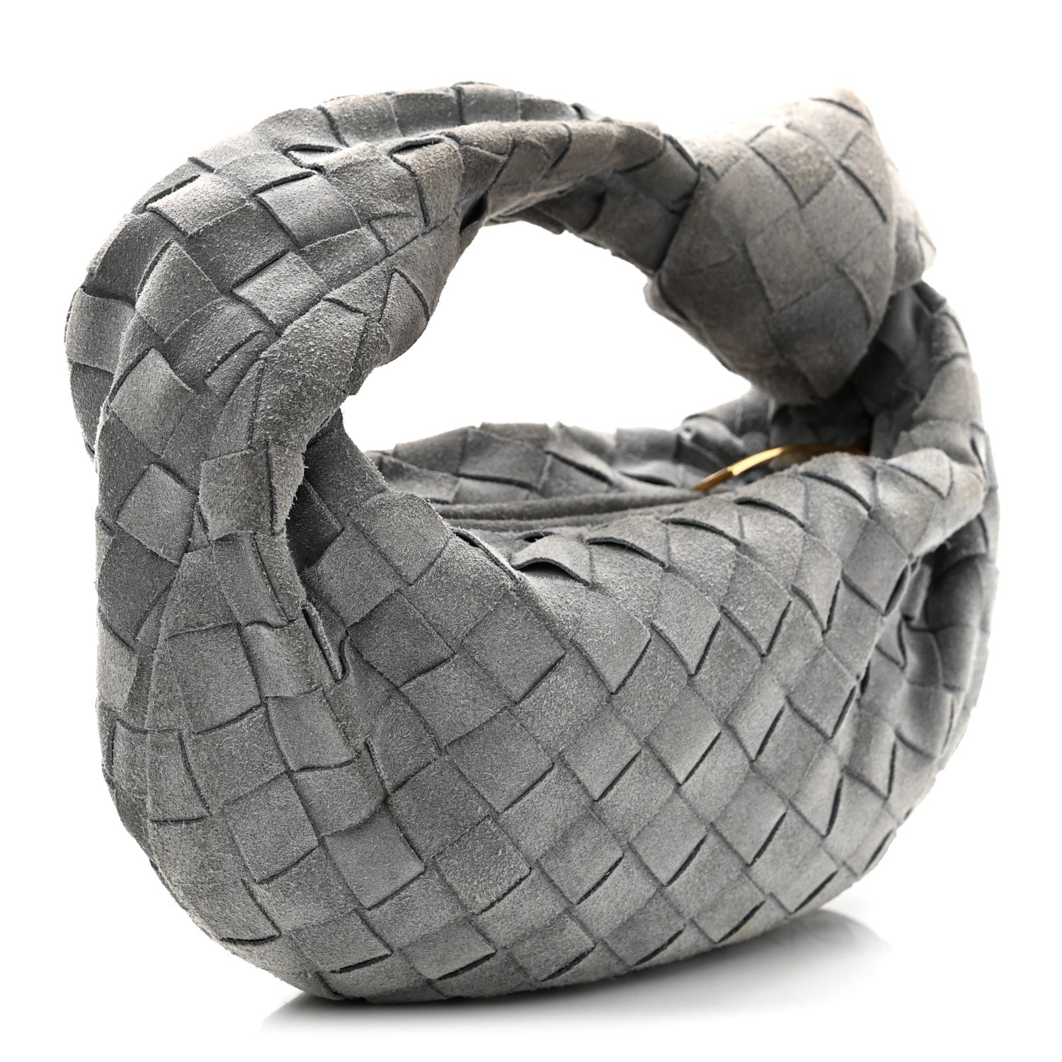 Bottega Veneta Suede Intrecciato Mini Jodie Thunder 3 of 10