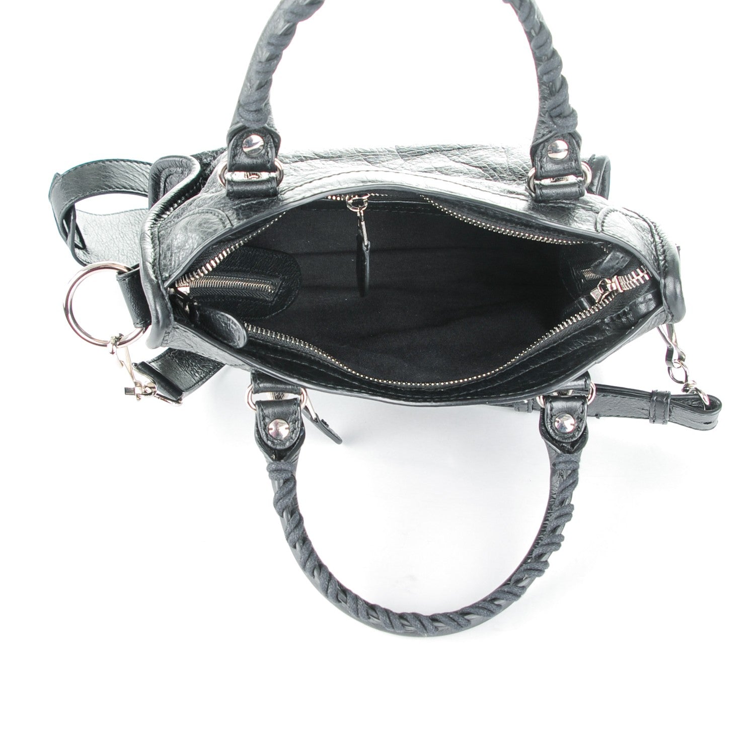 Balenciaga Agneau Giant 12 Silver Hardware Mini City Black 5 of 7