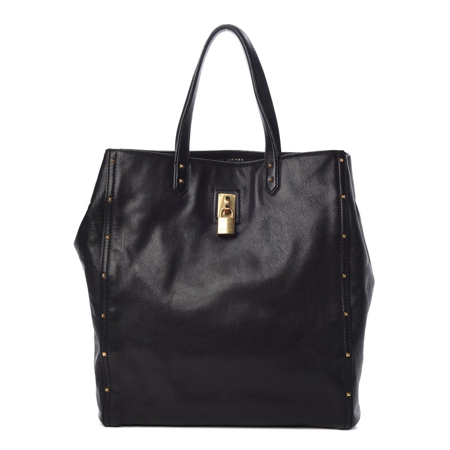 Lambskin Paradise Studded Tote Black