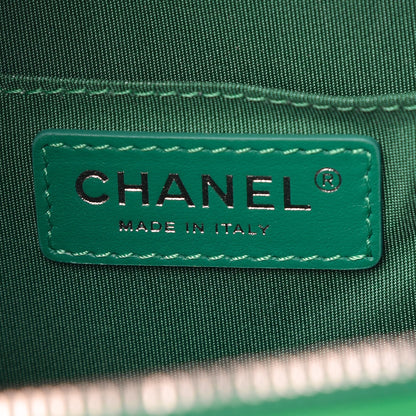 Chanel Lambskin Quilted Bi-Color CC Box Camera Case Green 8 of 8