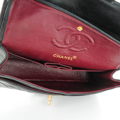 Chanel Lambskin Quilted Small Double Flap Black 5 of 10