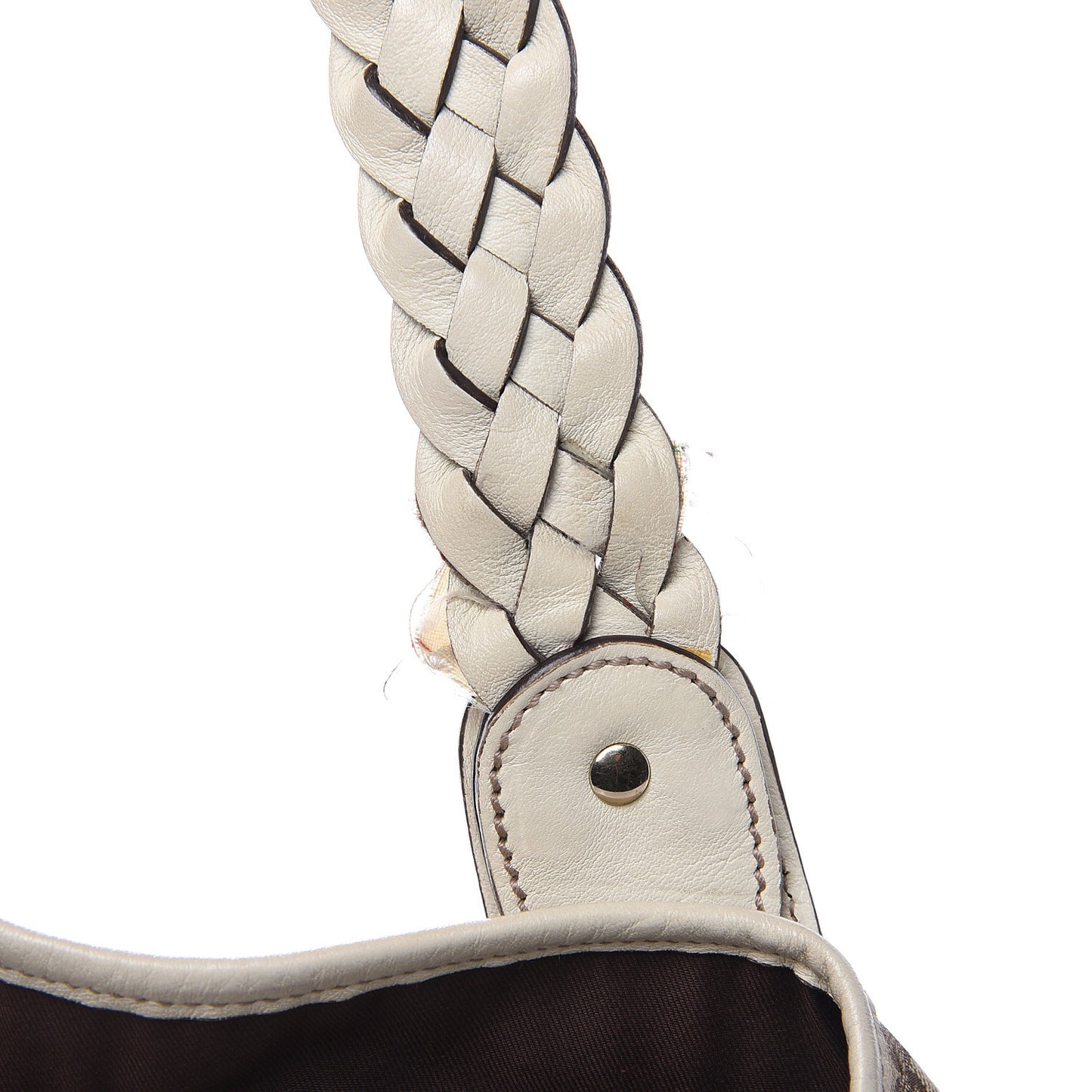 Monogram Small Pelham Shoulder Bag Off White