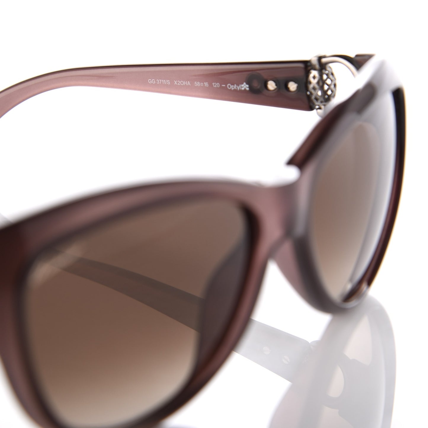 Horsebit Sunglasses 3711/S Dark Purple