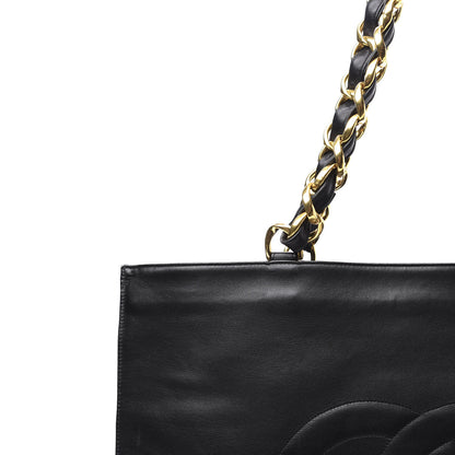 Chanel Lambskin CC Tote Black 11 of 11