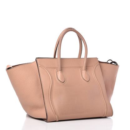 Celine Supple Calfskin Medium Phantom Luggage Flesh 3 of 9