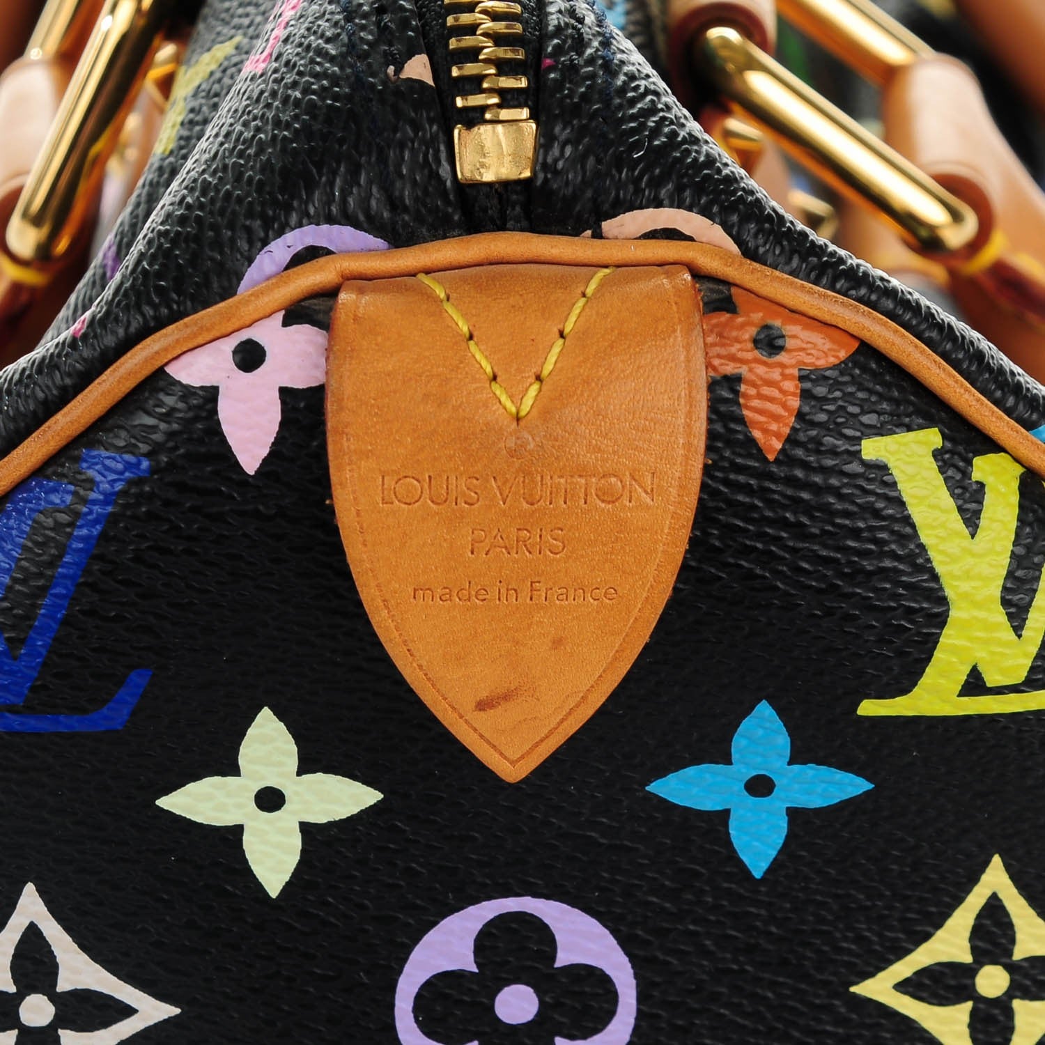 Louis Vuitton Monogram Multicolor Speedy 30 Black 6 of 8