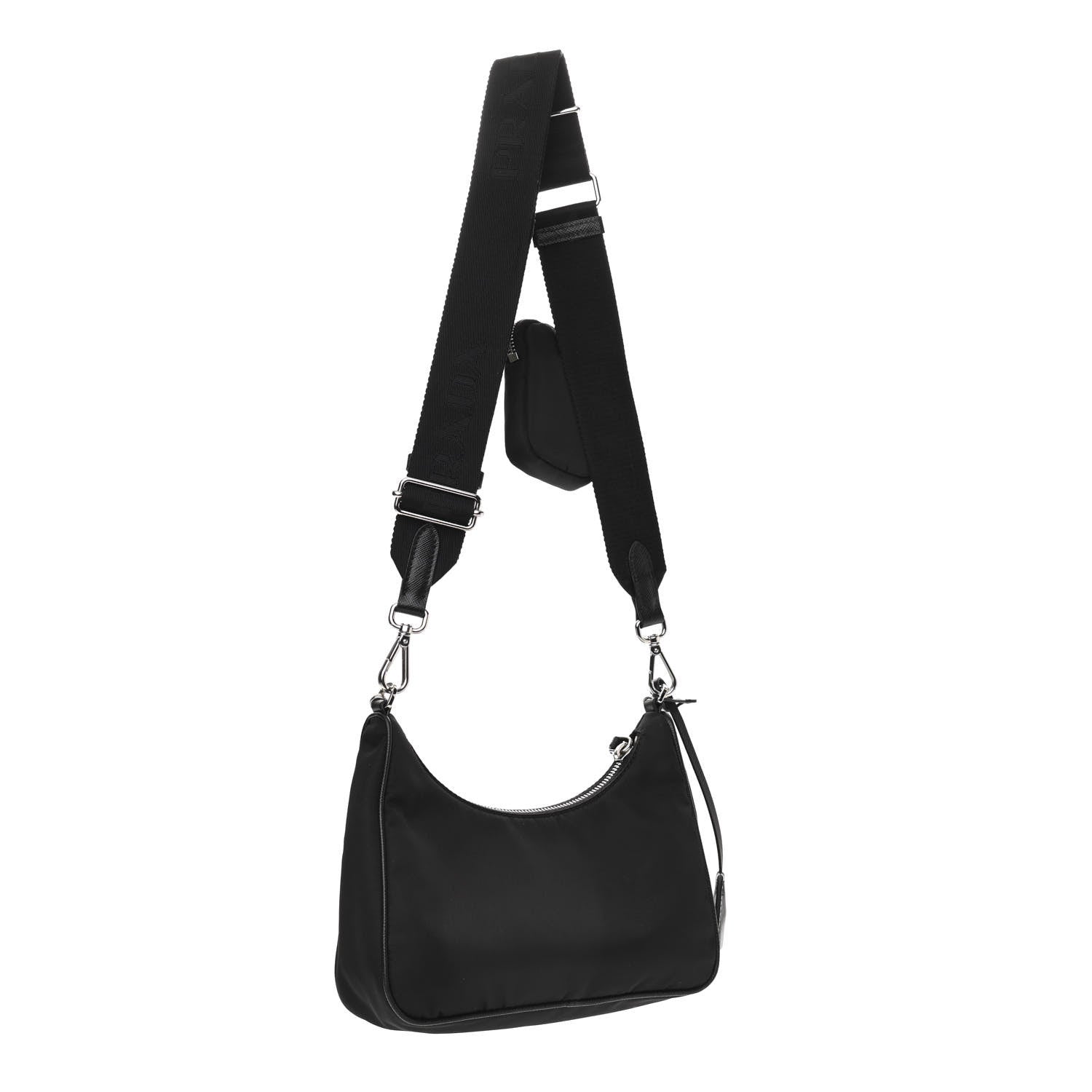 Prada Nylon Re-Edition 2005 Shoulder Bag Black 3 of 13