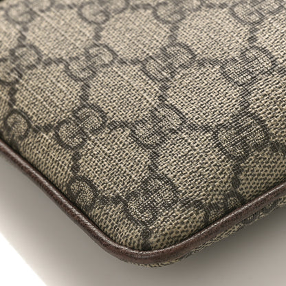 Gucci GG Supreme Monogram Large Ophidia Pouch Clutch Brown 8 of 11
