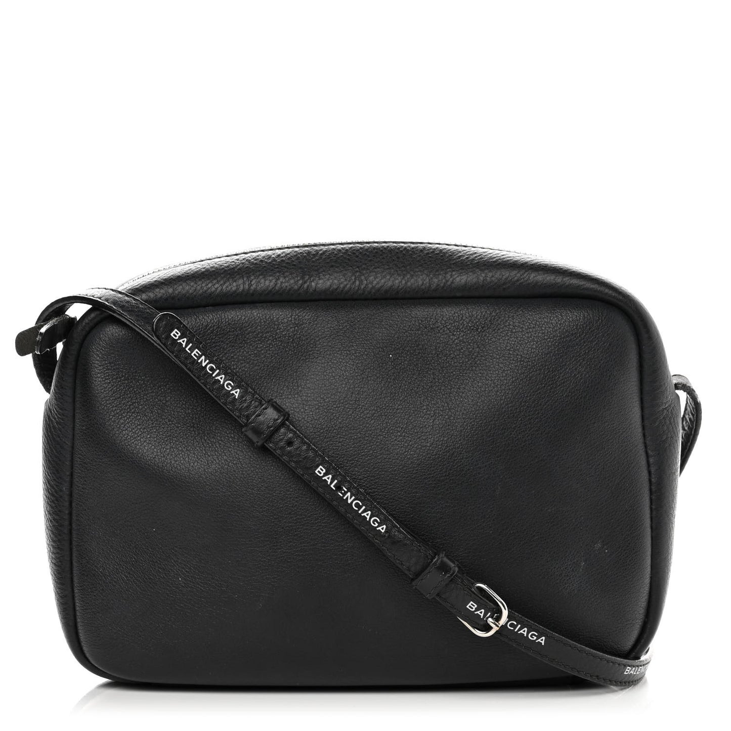 Calfskin Logo Strap S Everyday Camera Bag Black