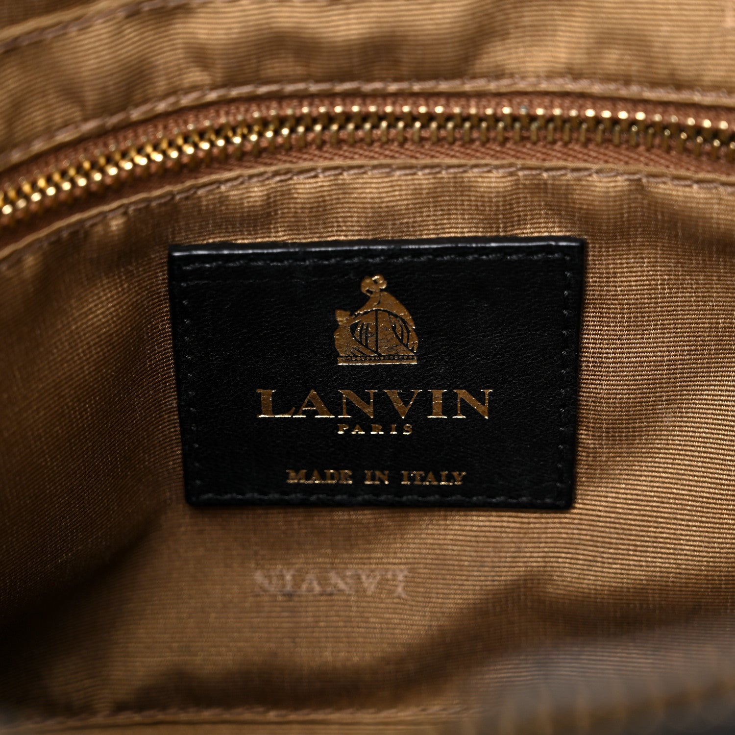 Lanvin Lambskin Quilted Small Sugar Shoulder Bag Black 8 of 26