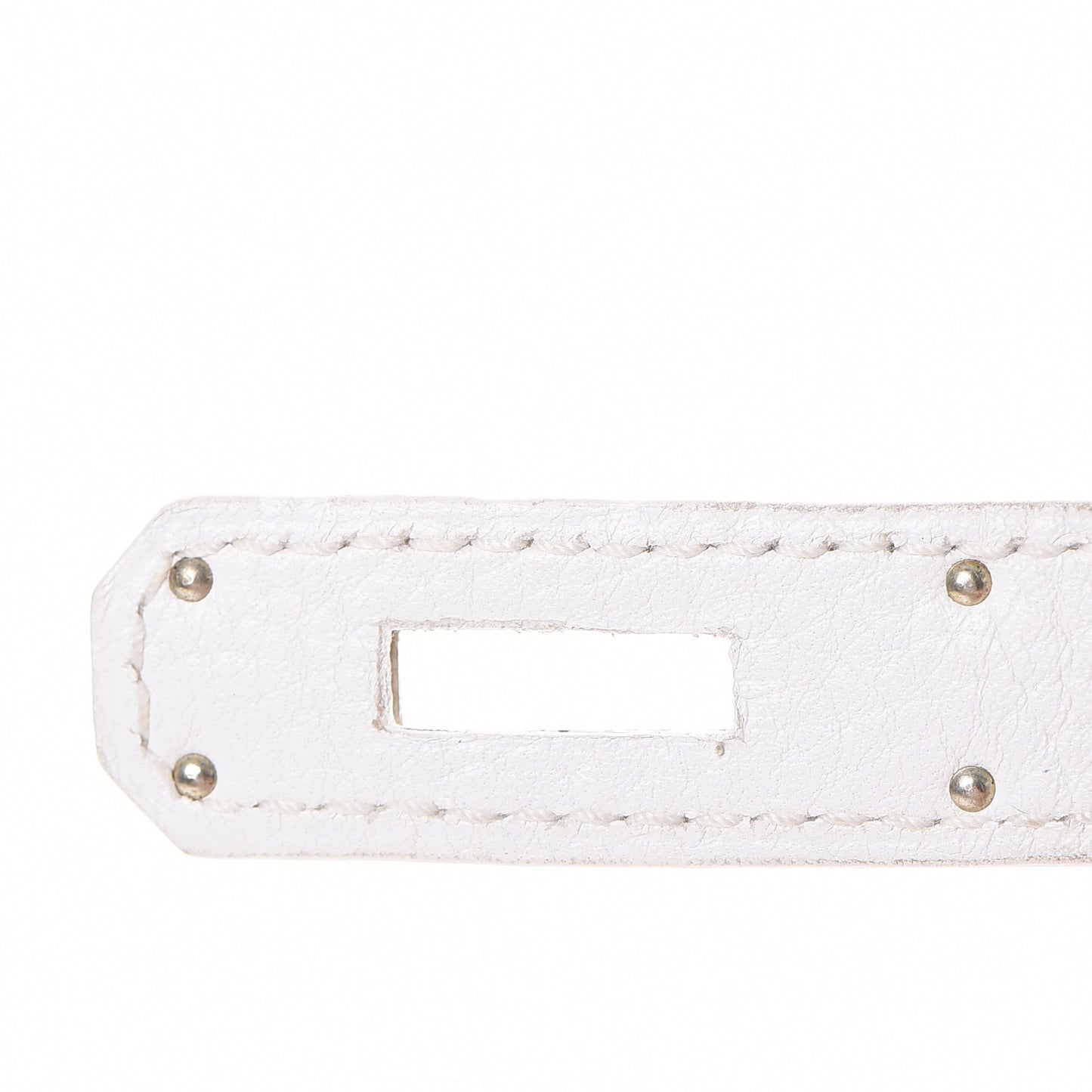 Taurillon Clemence Birkin 35 White
