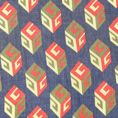 Gucci Wool Silk Jacquard GG Wallpaper Print Scarf Multi 3 of 6