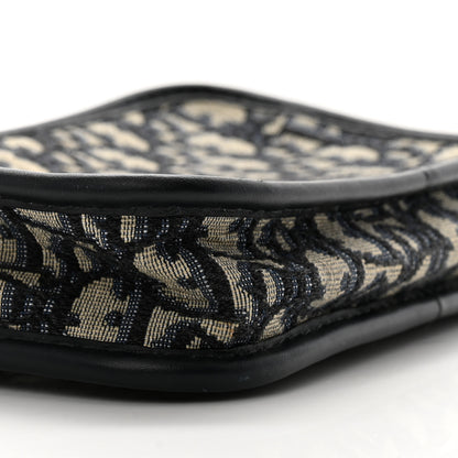 Christian Dior Oblique Diorquake Clutch Blue 8 of 15