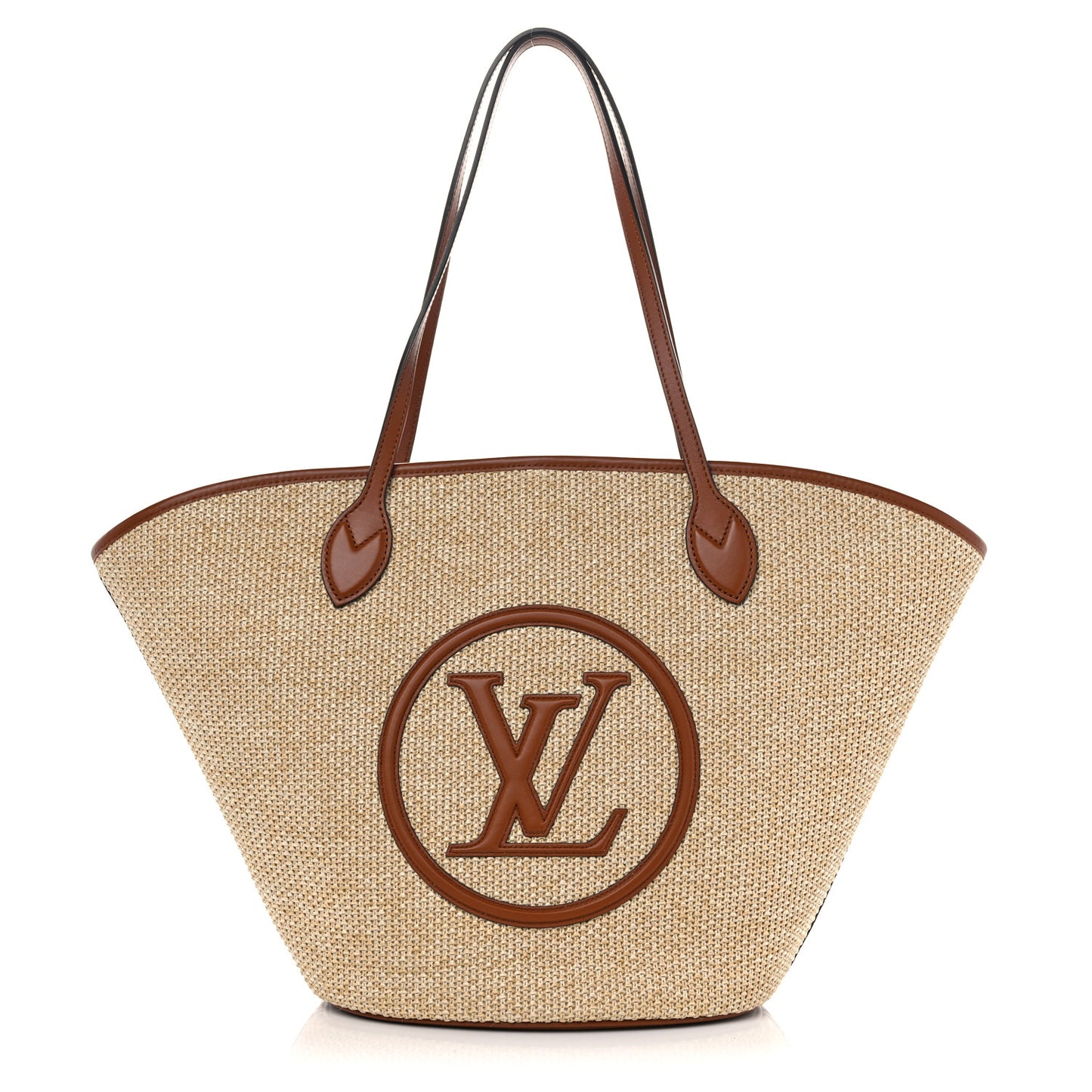 Raffia Saint Jacques Tote Caramel
