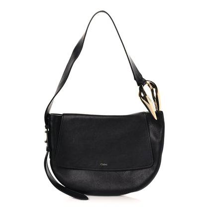 Chloe Calfskin Kiss Hobo Black 1 of 9