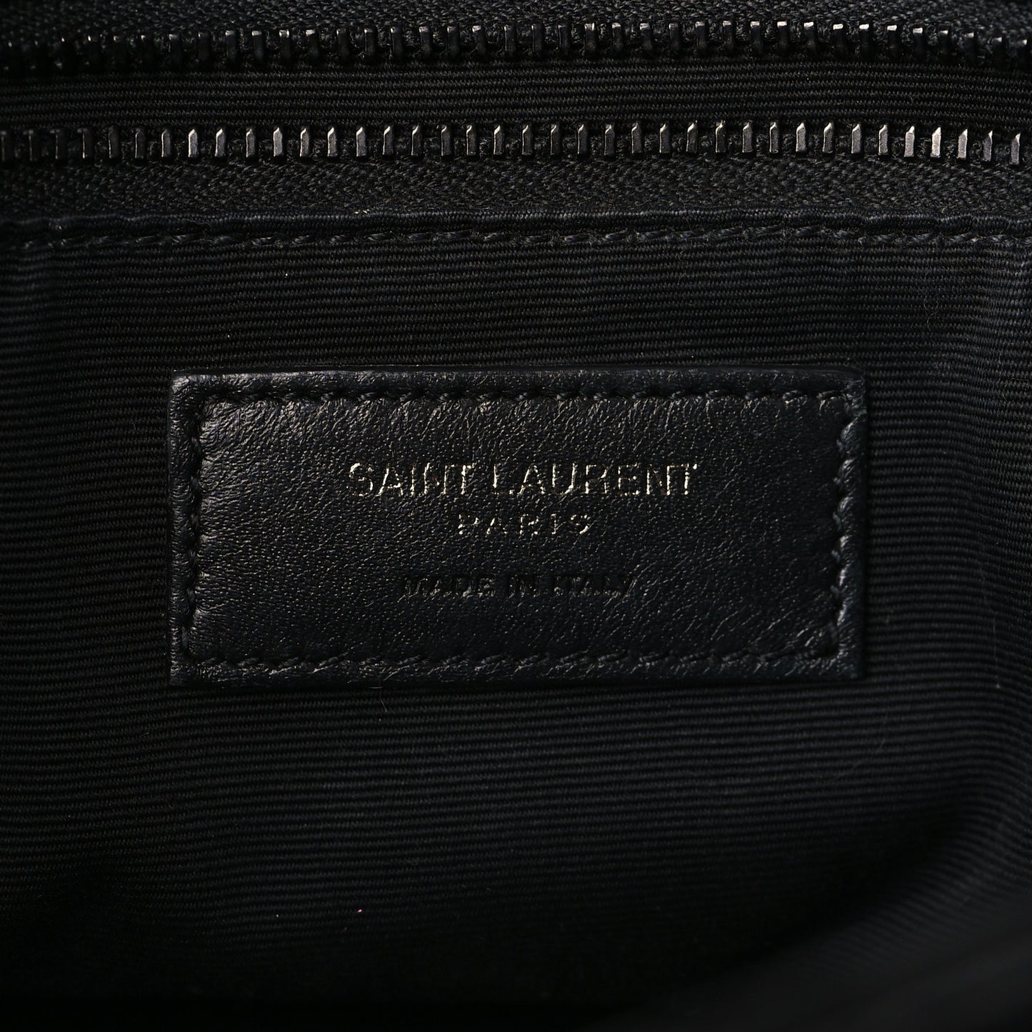 Crinkled Calfskin Matelasse Monogram Medium Niki Chain Satchel Black