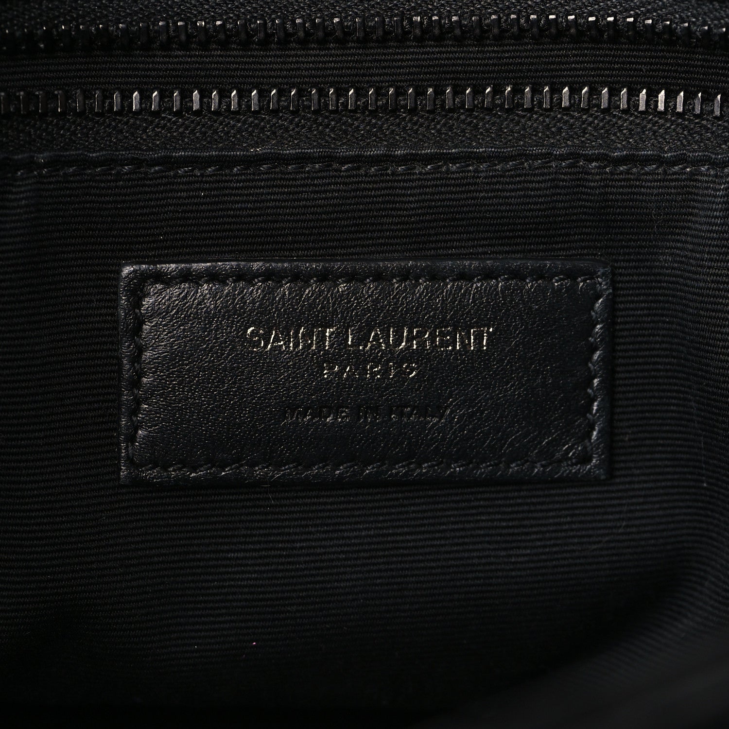 Saint Laurent Crinkled Calfskin Matelasse Monogram Medium Niki Chain Satchel Black 6 of 9