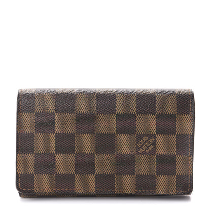 Louis Vuitton Damier Ebene Porte-Monnaie Billets Tresor Wallet 1 of 6