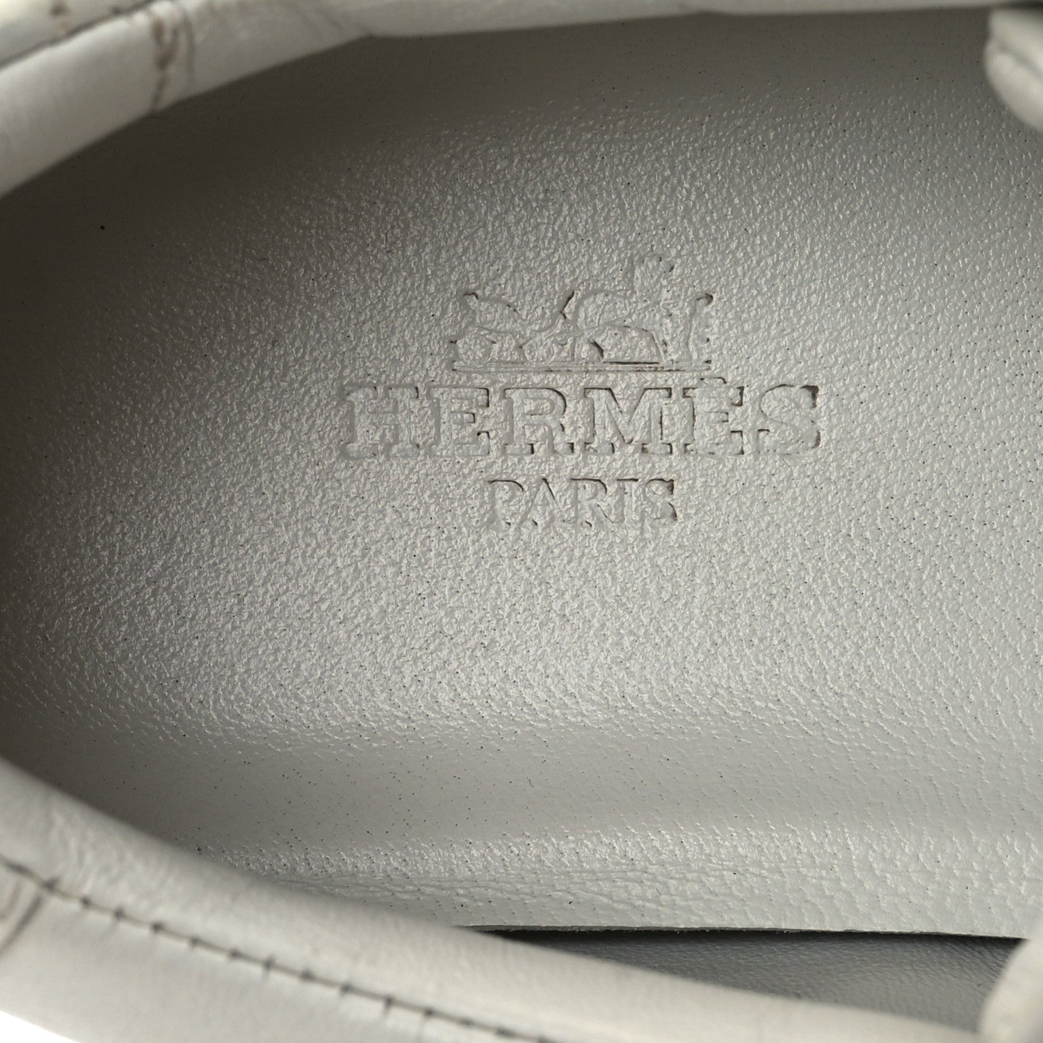Hermes Calfskin Womens Advantage Sneakers 37 White 9 of 19