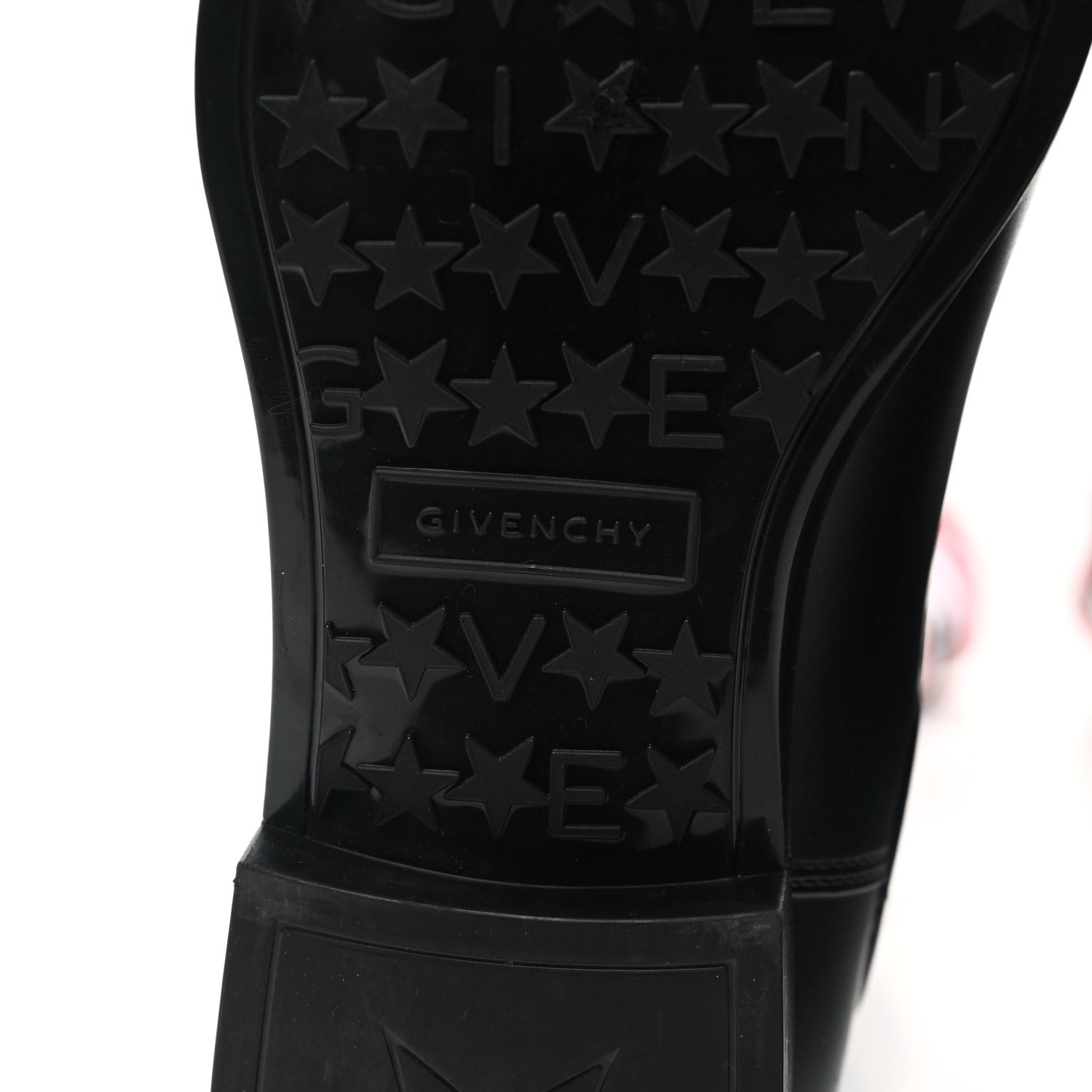 Givenchy Knit Rubber Storm Over The Knee Boots 37 Black 6 of 6
