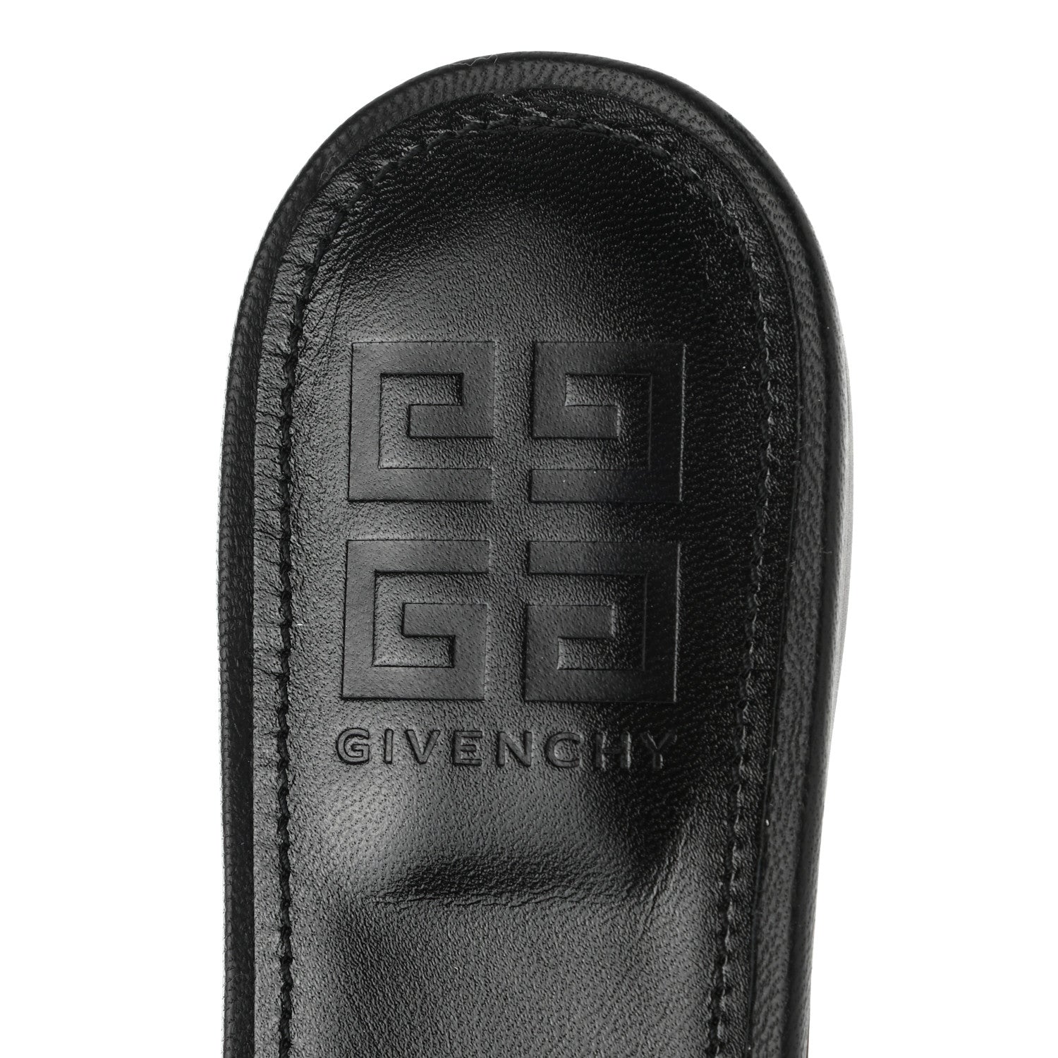 Givenchy Lambskin Bedford Logo Mule Slides 39.5 Black 7 of 7