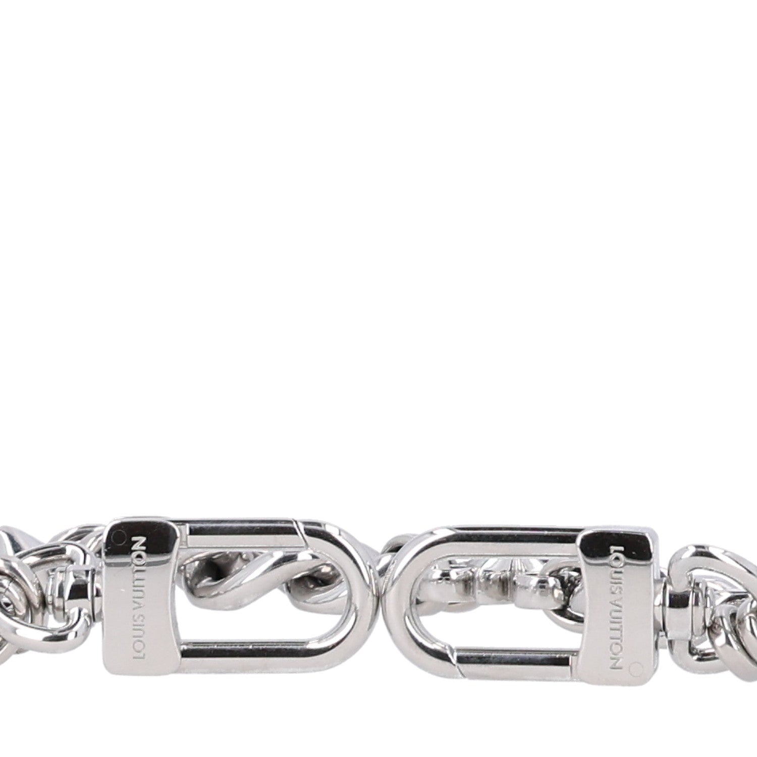 Louis Vuitton Metal Soft Speedy Soft Chain Strap Silver 3 of 3